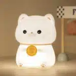 Veilleuse chat rechargeable​ 4