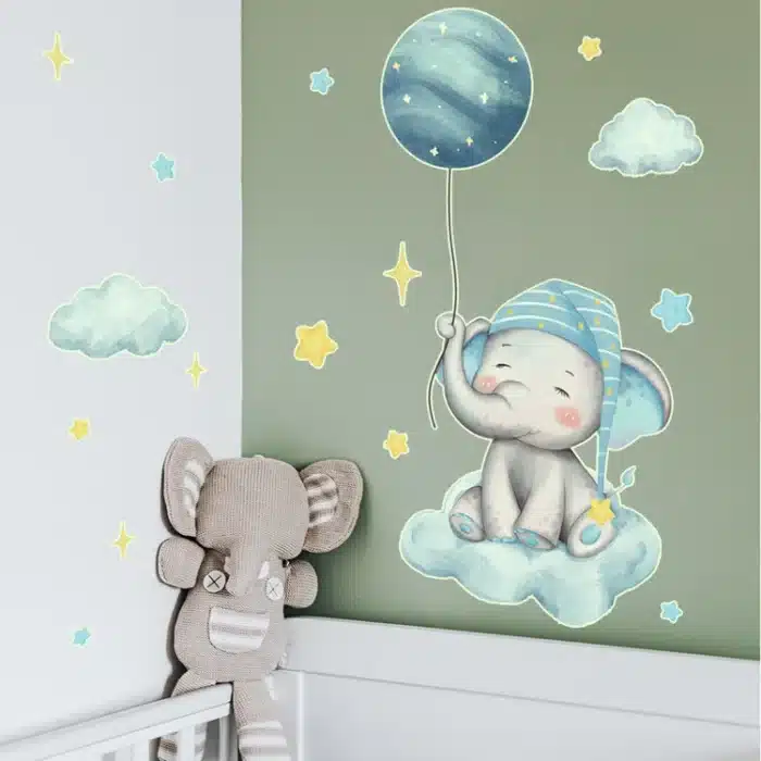 Veilleuse Elephant lune 10