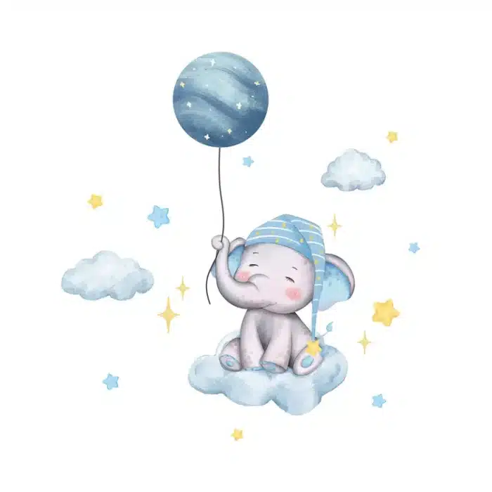 Veilleuse Elephant lune 15