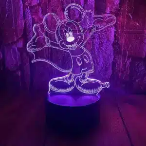 Lampe 3d mickey 8