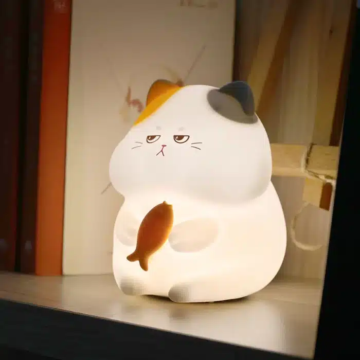 Veilleuse chat silicone​ 3